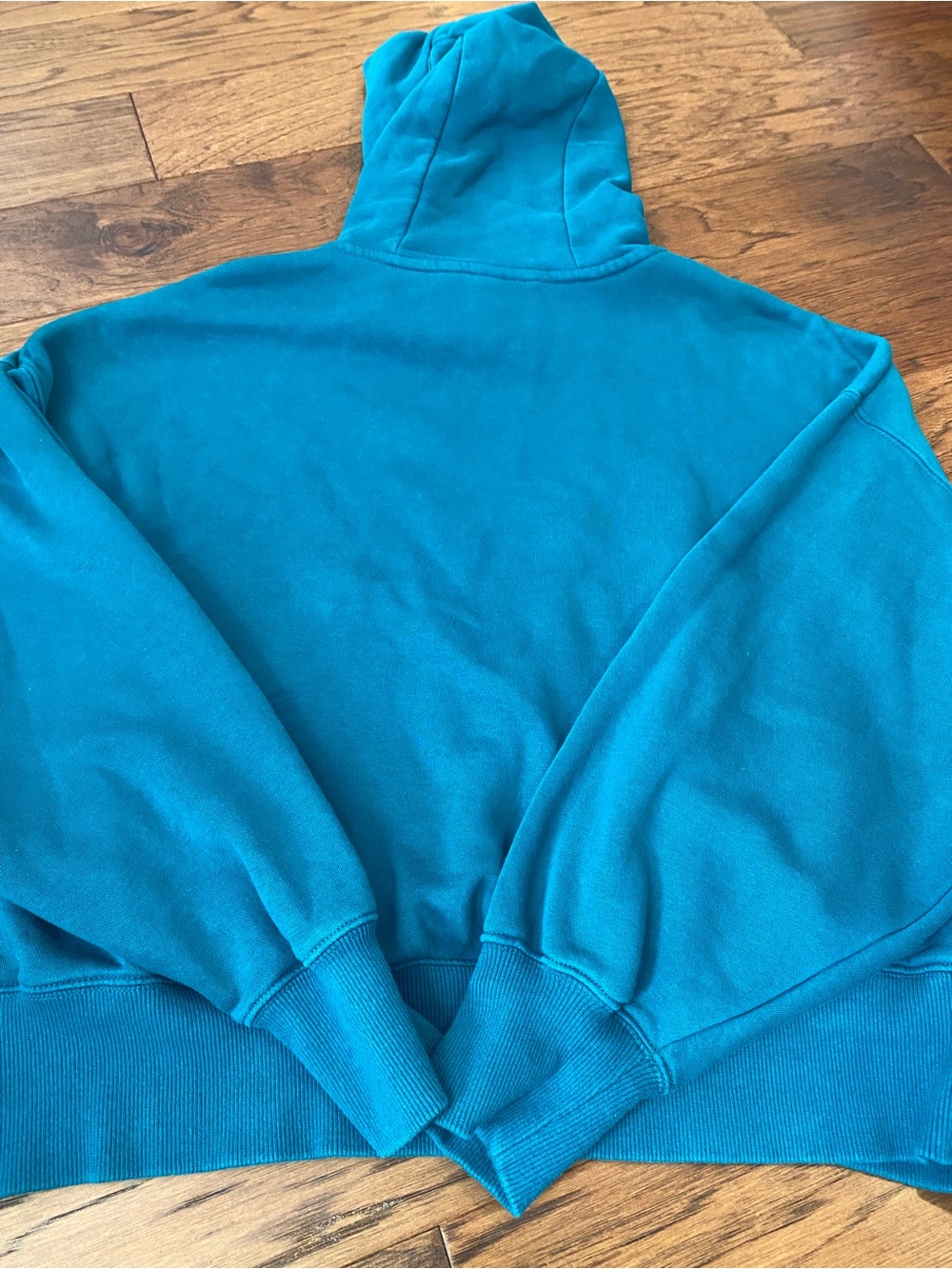 Women's Nike Oversized Phoenix Fleece Hoodie Teal In Color Size Medium - Picture 14 of 16